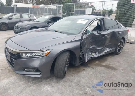 2018 Honda Accord Sport from USA, damaged, VIN 1HGCV1F35JA028654